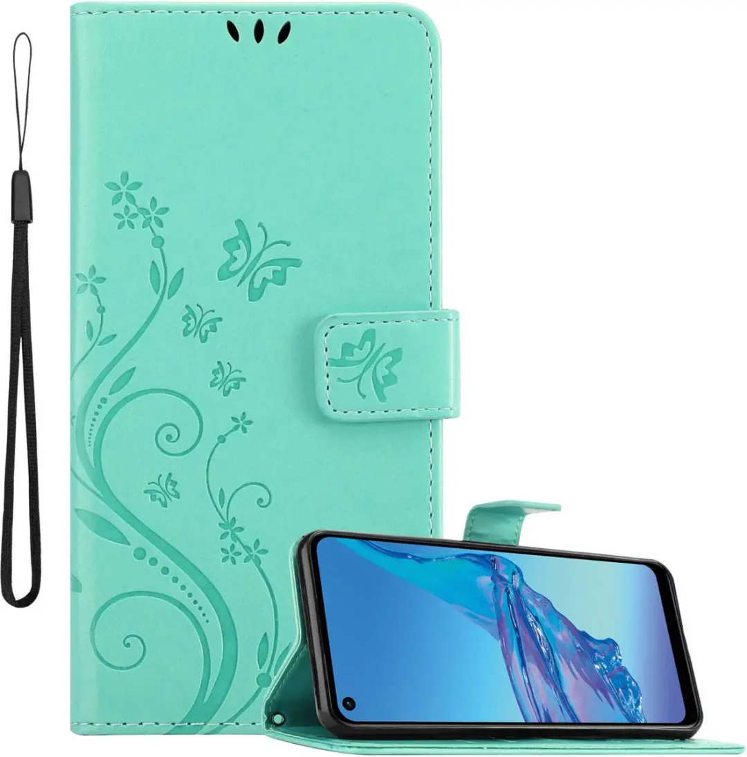 Cadorabo Hoesje geschikt voor Oppo A53s in Turkoois