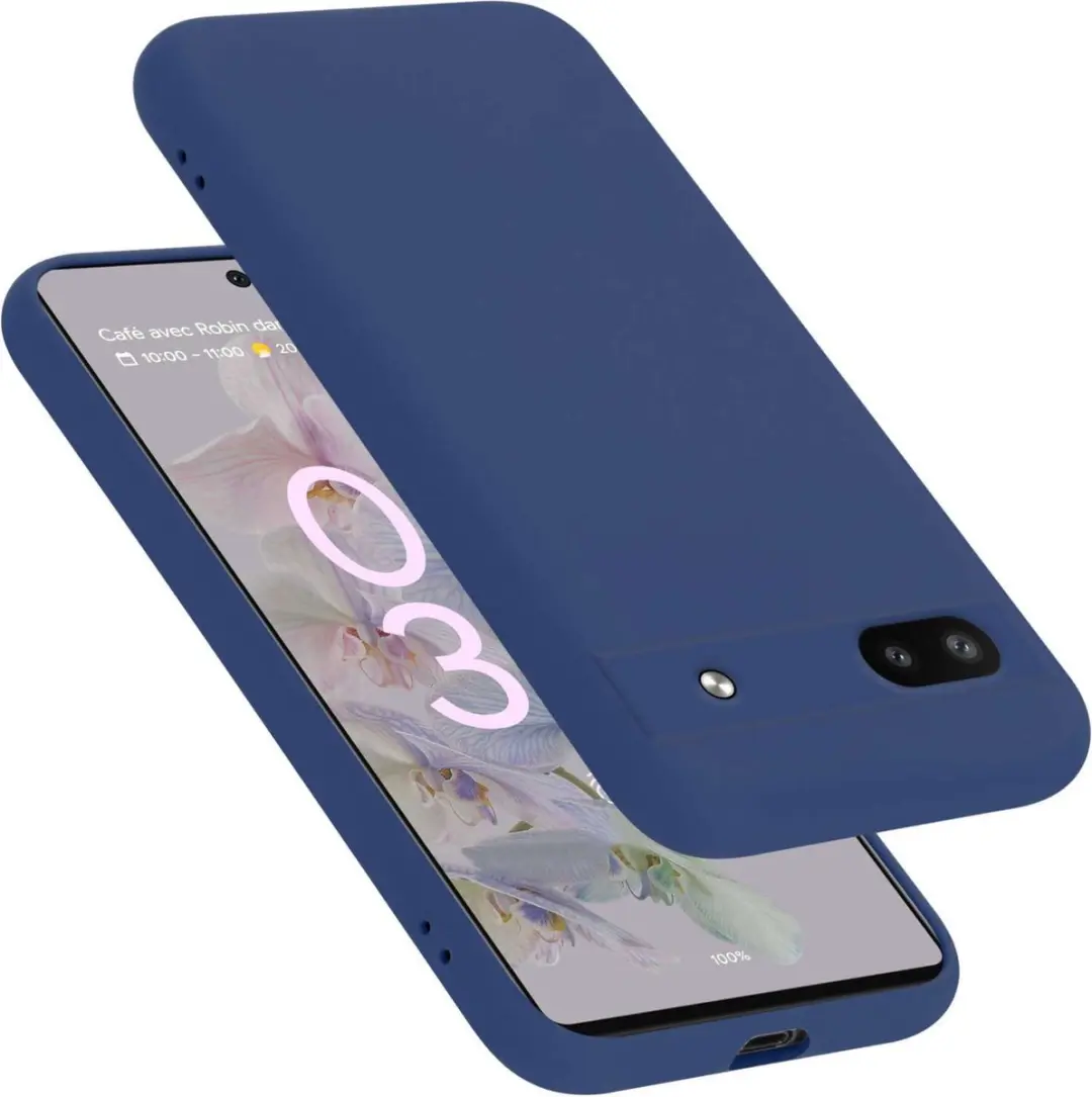 Cadorabo Hoesje geschikt voor Google PIXEL 6A in LIQUID BLAUW