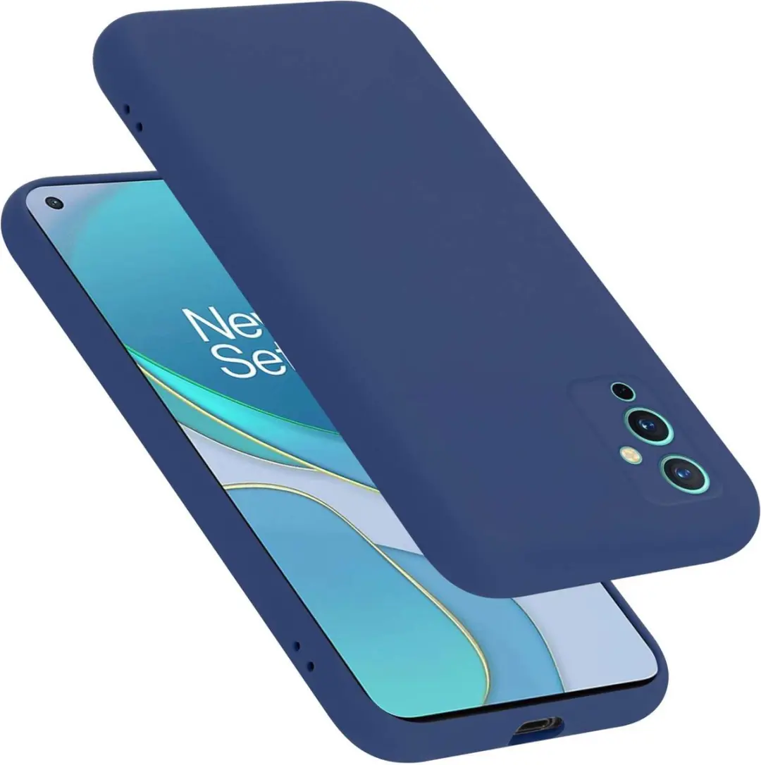 Cadorabo Hoesje geschikt voor OnePlus 9 in LIQUID BLAUW