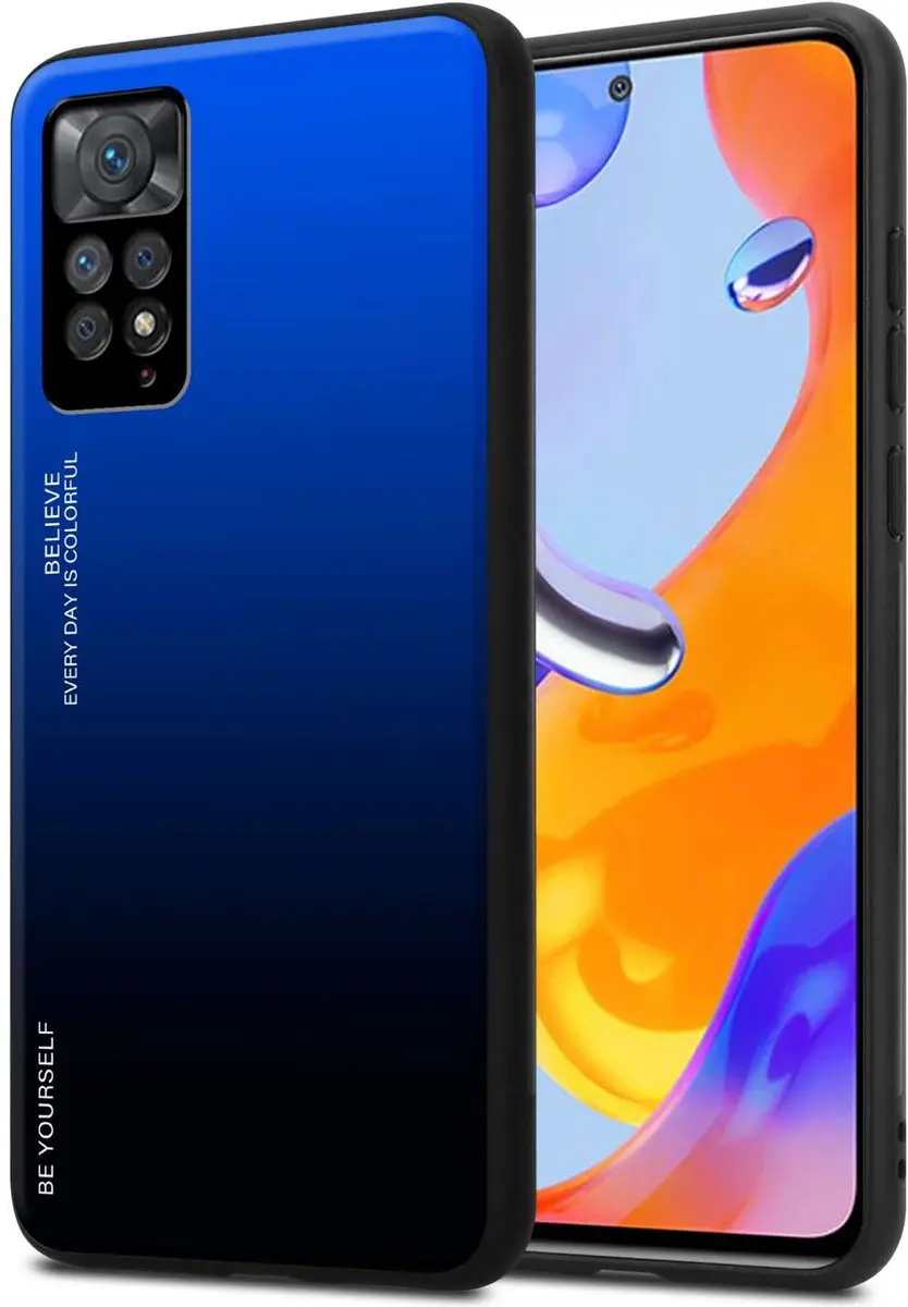 Cadorabo Hoesje geschikt voor Xiaomi RedMi NOTE 11 PRO 4G / 5G in BLAUW