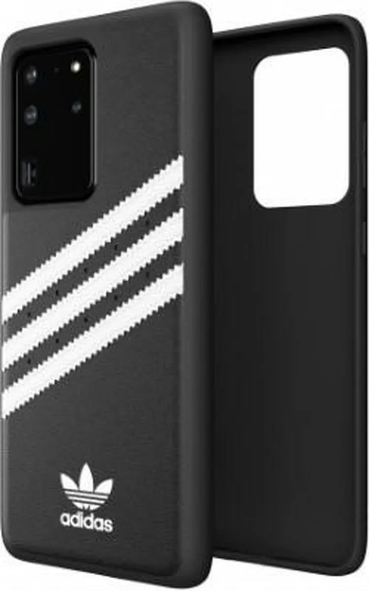Adidas OR Moulded PU Hoesje Samsung Galaxy S20 Ultra - Zwart/Wit