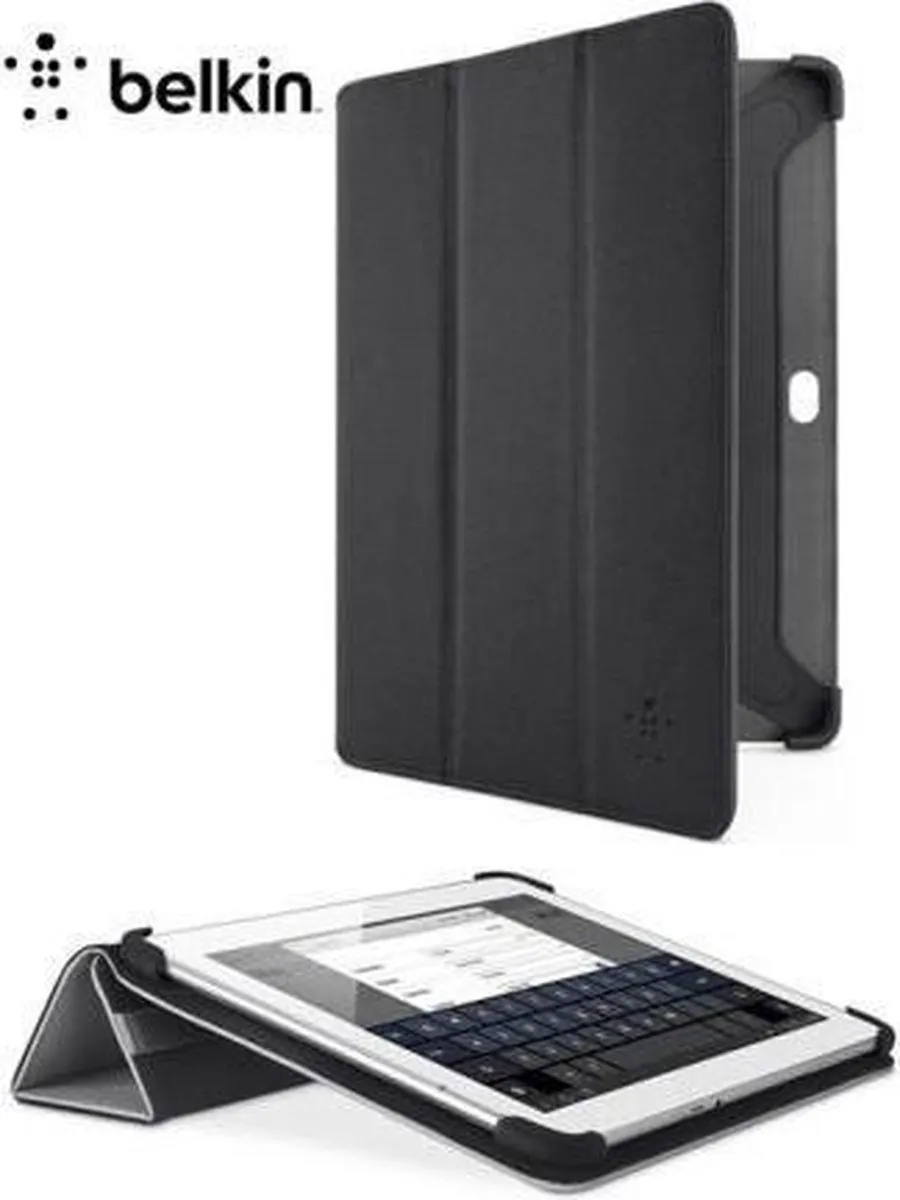 Belkin Tri-Fold Folio Hoes Samsung Galaxy Note 10.1 - Zwart