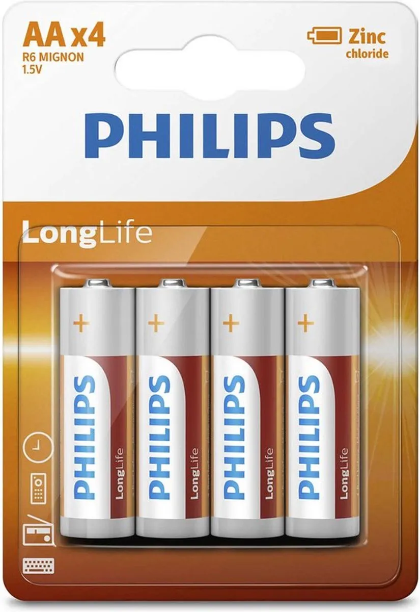 Philips AA Batterijen - 4 Stuks