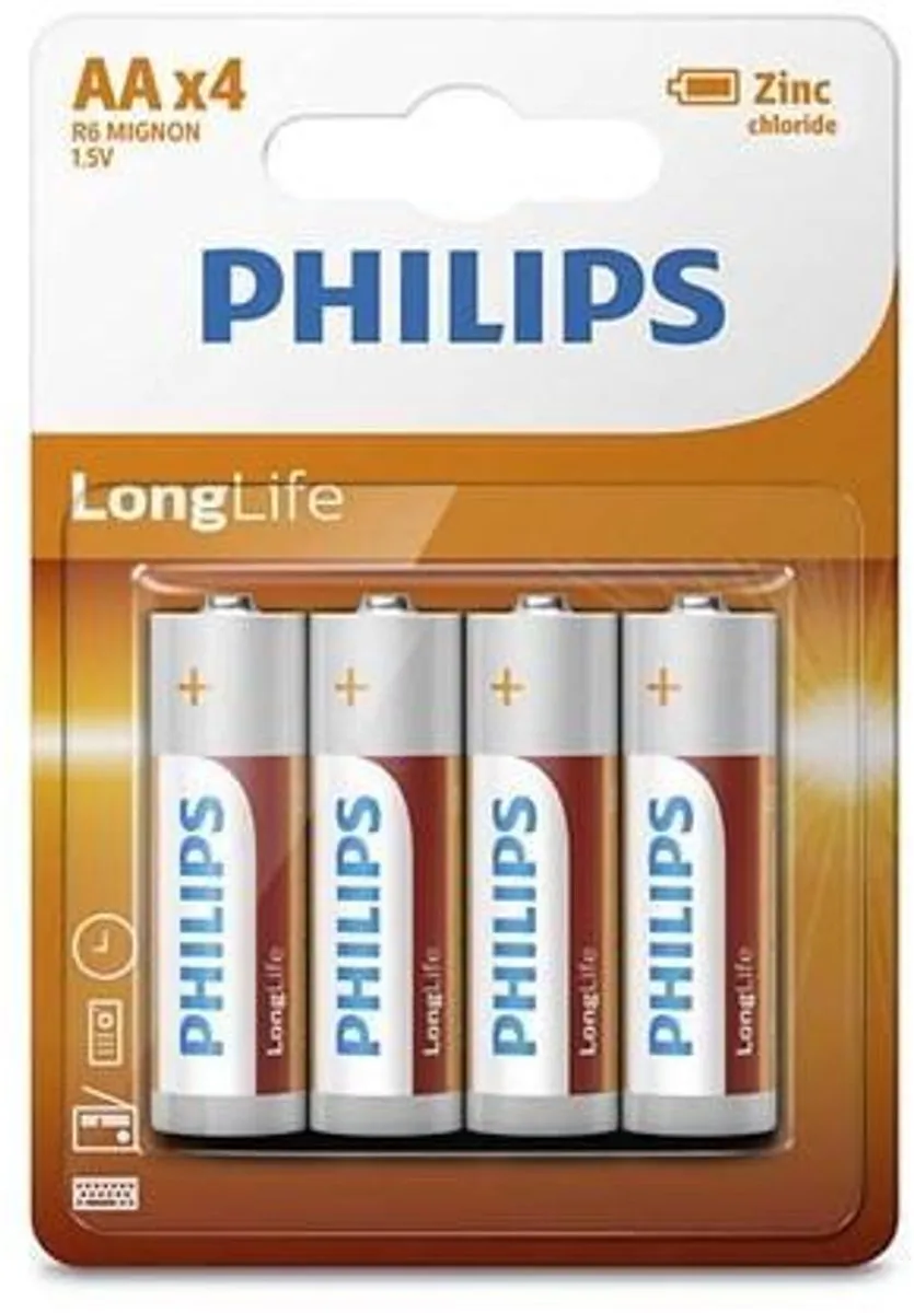Philips AA Batterijen - 4 Stuks