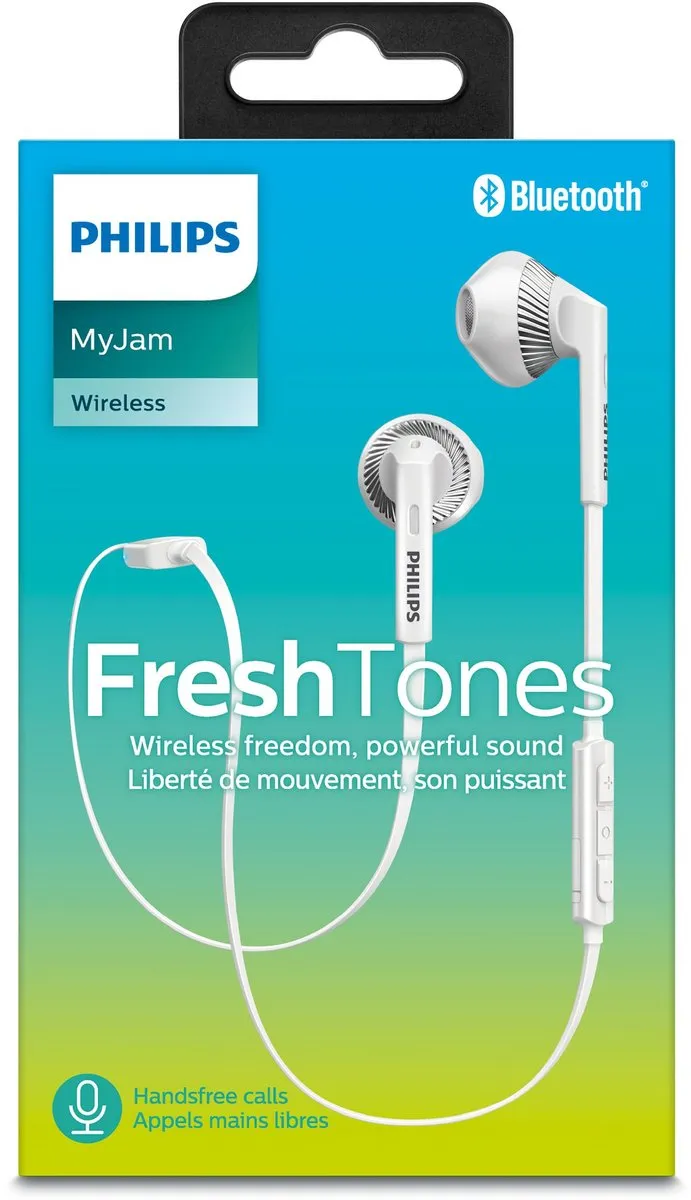 Philips SHB5250 Draadloze Koptelefoon - Wit