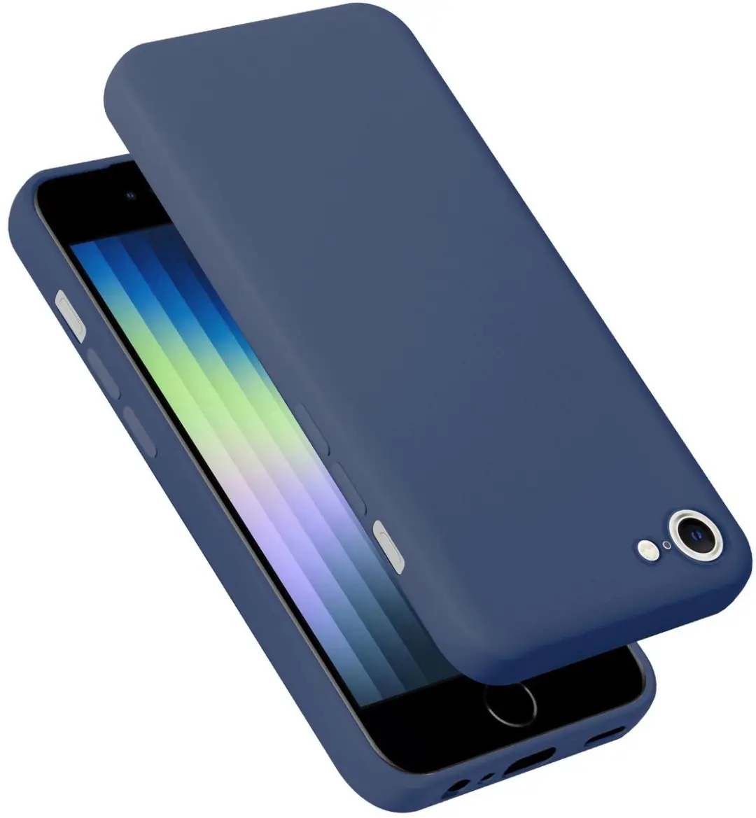 Cadorabo Hoesje geschikt voor iPhone SE4 in LIQUID BLAUW