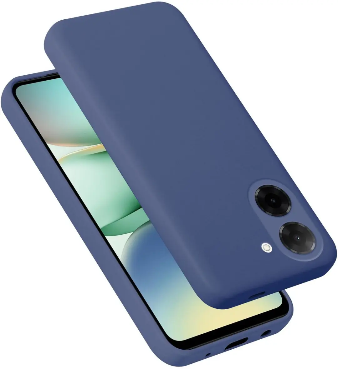 Cadorabo Hoesje geschikt voor Xiaomi Redmi A5 Case in Liquid Blauw Beschermhoes