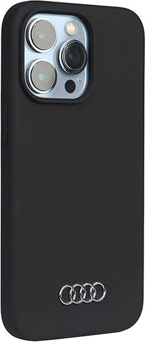 Audi Silicone Back Case iPhone 13 Pro - Zwart - afbeelding 6 van 6