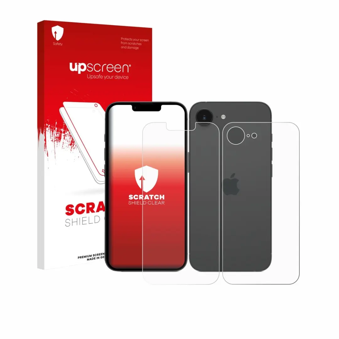 upscreen Screenprotector iPhone 17e (Voor+Achter)