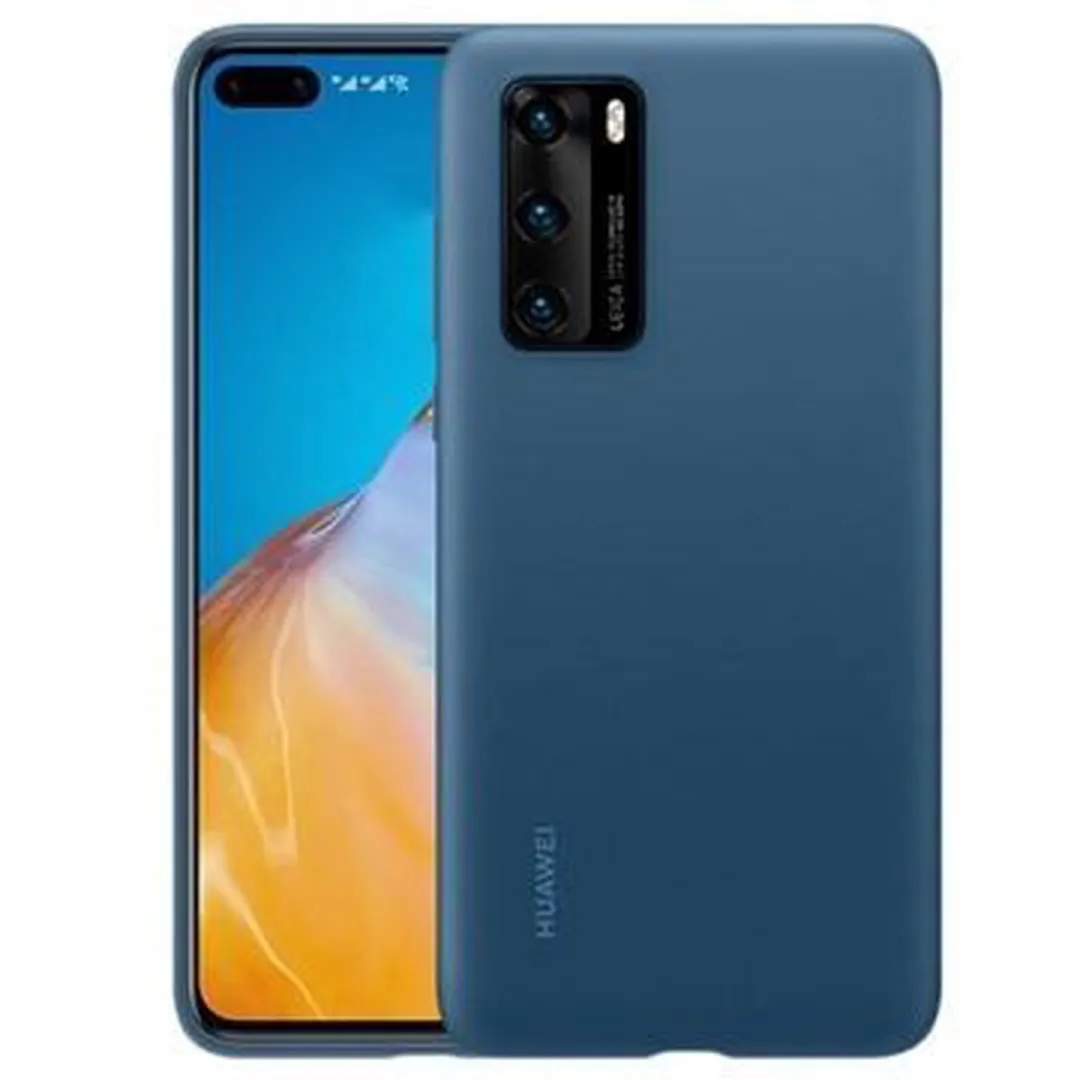 Huawei P40 Silicon Hoesje - Blauw - 51993721