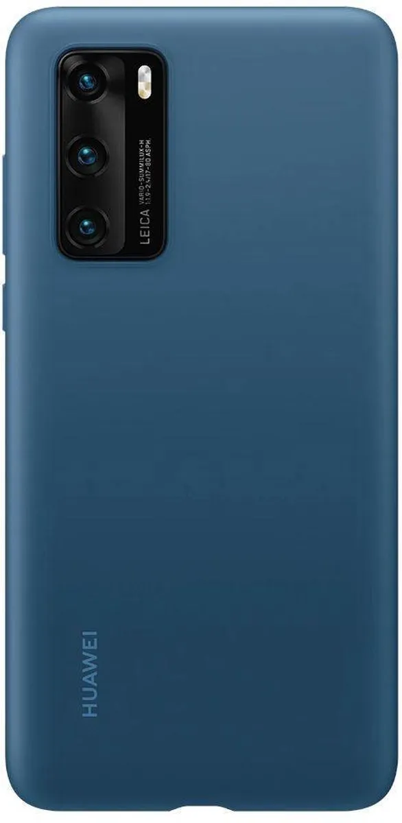 Huawei P40 Silicon Hoesje - Blauw - 51993721
