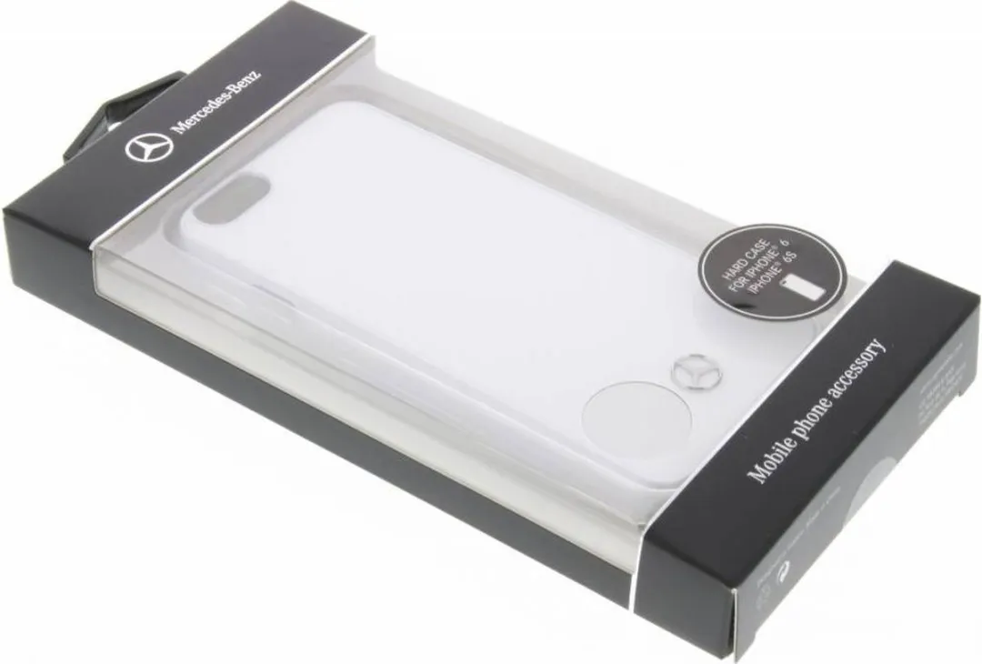 Mercedes-Benz Backcover iPhone 6/6S - Aluminium Series - Wit - afbeelding 5 van 5