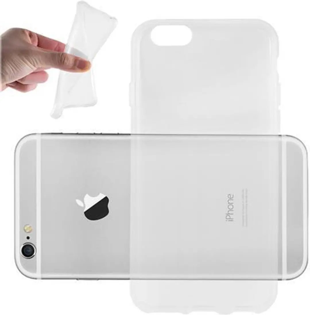 Cadorabo Hoesje geschikt voor Apple iPhone 6 PLUS / 6S PLUS in VOLLEDIG TRANSPAR