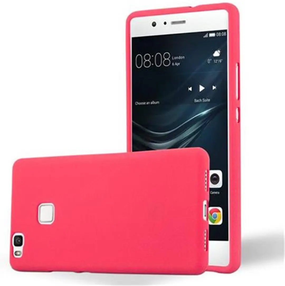 Cadorabo Hoesje geschikt voor Huawei P9 LITE 2016 / G9 LITE in FROST ROOD