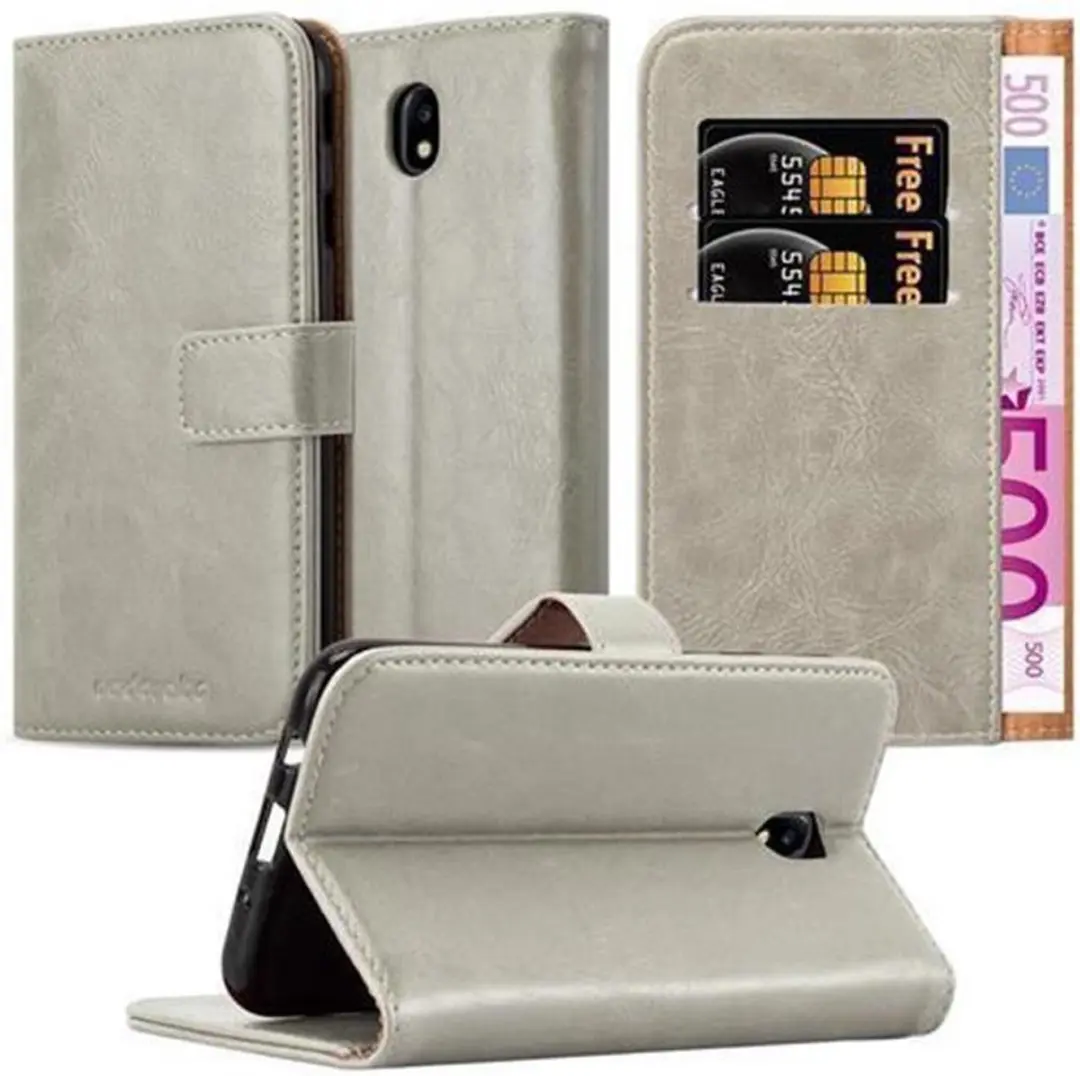 Cadorabo Hoesje geschikt voor Samsung Galaxy J5 2017 in CAPPUCCINO BRUIN