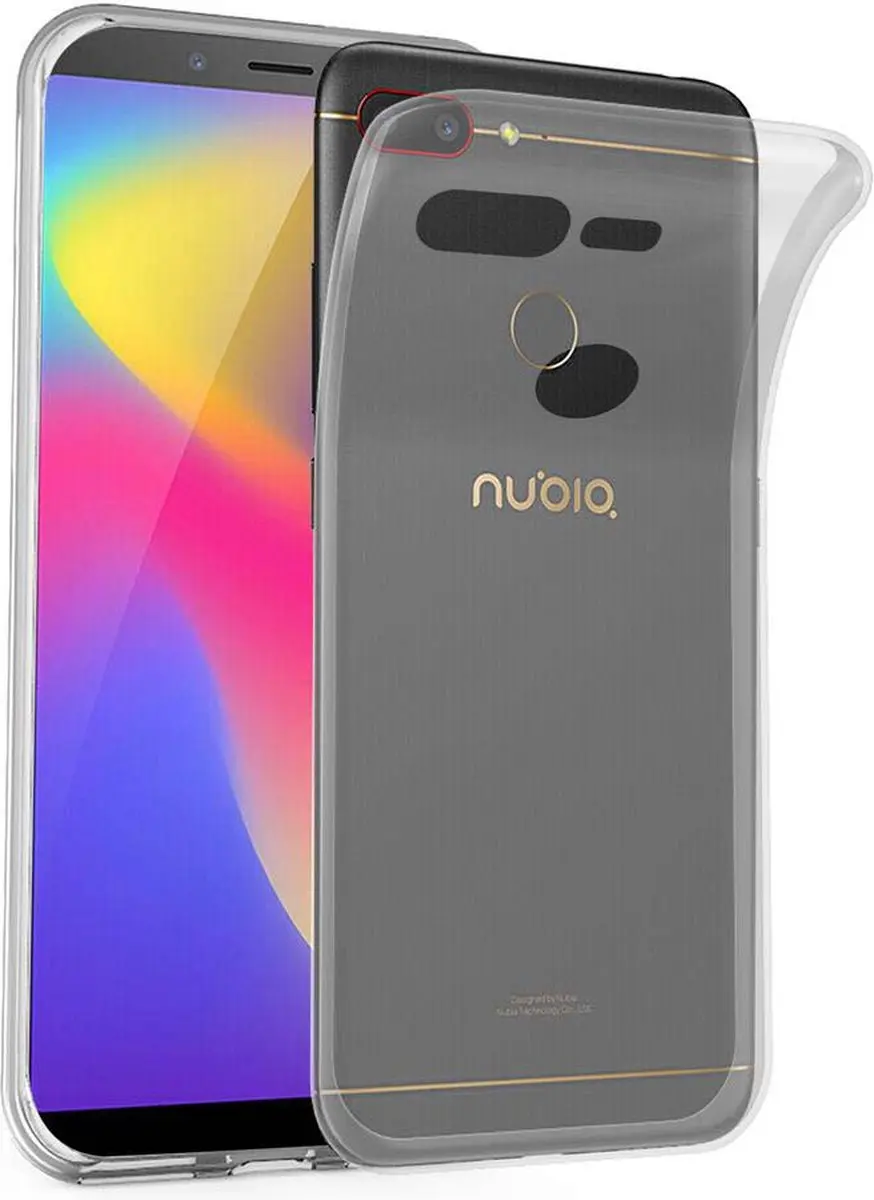 Cadorabo Hoesje geschikt voor ZTE Nubia N3 in VOLLEDIG TRANSPARANT