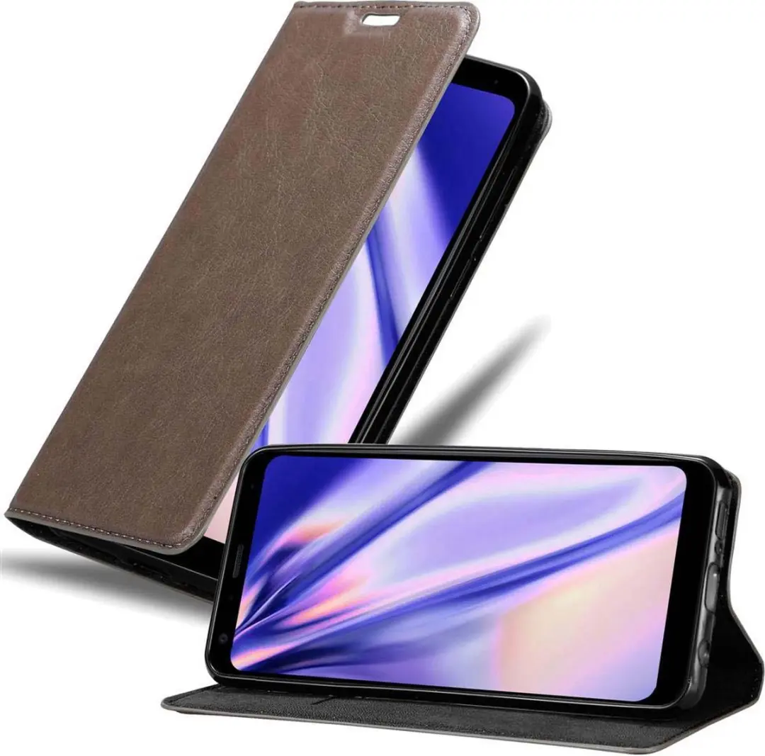 Cadorabo Hoesje geschikt voor LG Q7 / Q7a / Q7+ in KOFFIE BRUIN