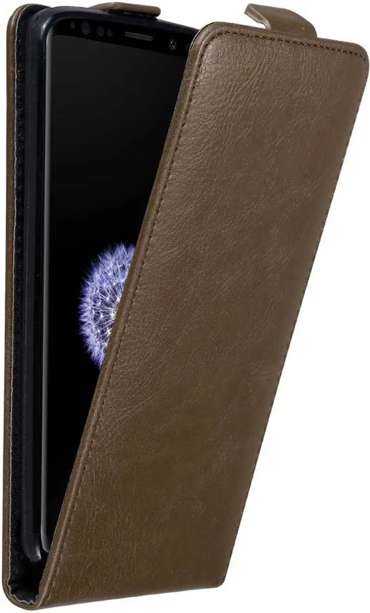 Cadorabo Hoesje geschikt voor Samsung Galaxy S9 in KOFFIE BRUIN
