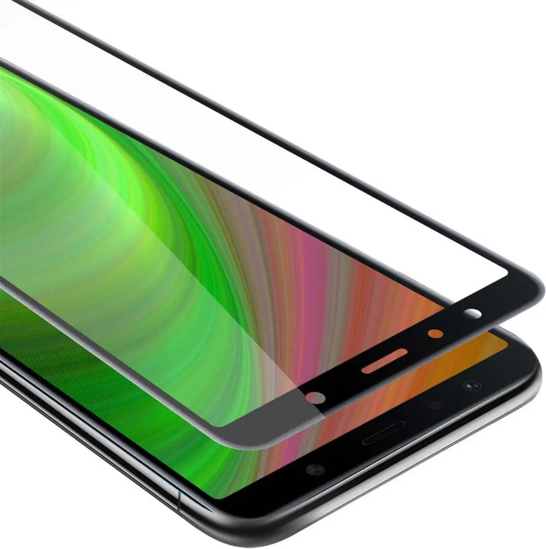 Cadorabo Screenprotector geschikt voor Samsung Galaxy A7 2018 Volledig scherm pa