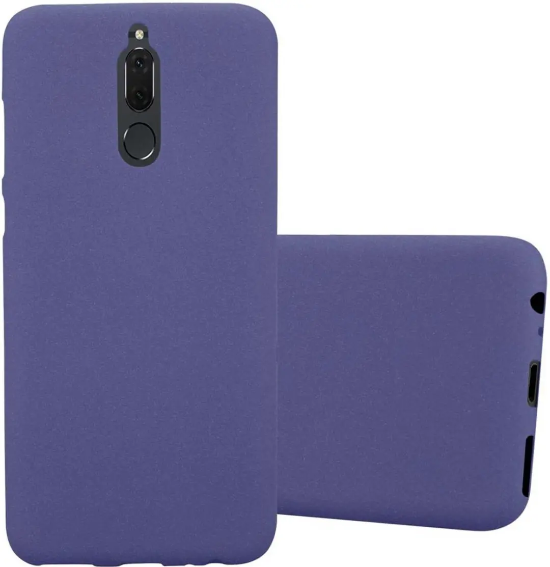 Cadorabo Hoesje geschikt voor Huawei MATE 10 LITE in FROST DONKER BLAUW