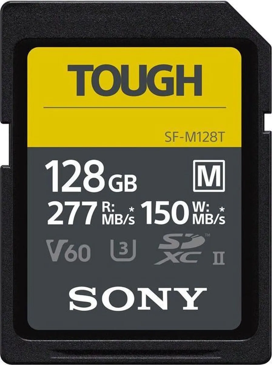Sony SFM128T.SYM SDXC M Tough Series Geheugenkaart 128GB UHS-II V60