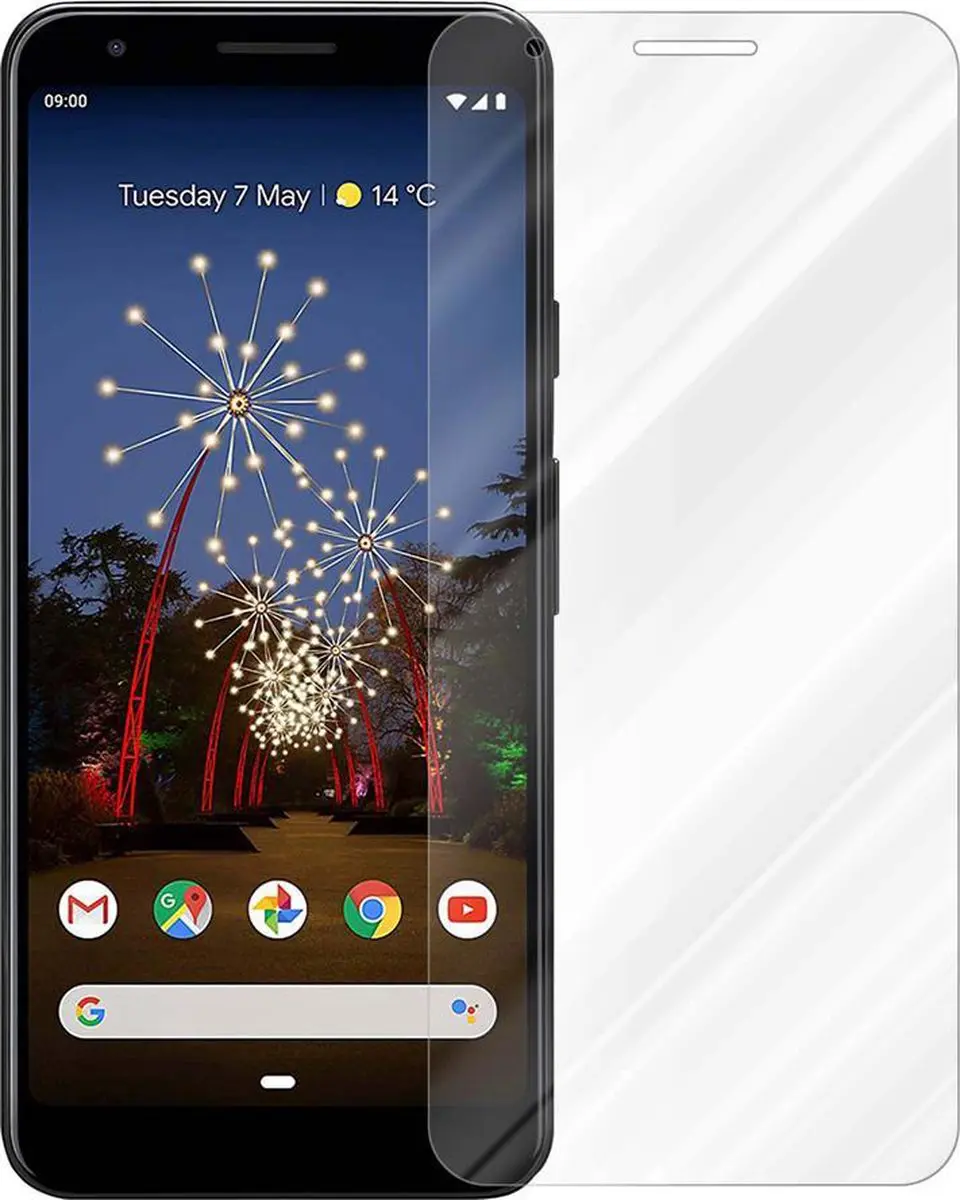 Cadorabo Pantser film geschikt voor Google PIXEL 3A XL in KRISTALHELDER