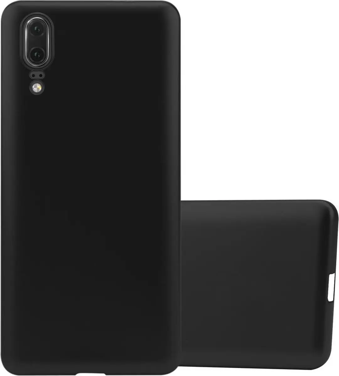 Cadorabo Hoesje geschikt voor Huawei P20 in METALLIC ZWART