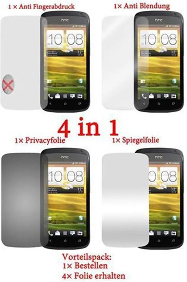 Cadorabo Schermbeschermers geschikt voor HTC ONE S