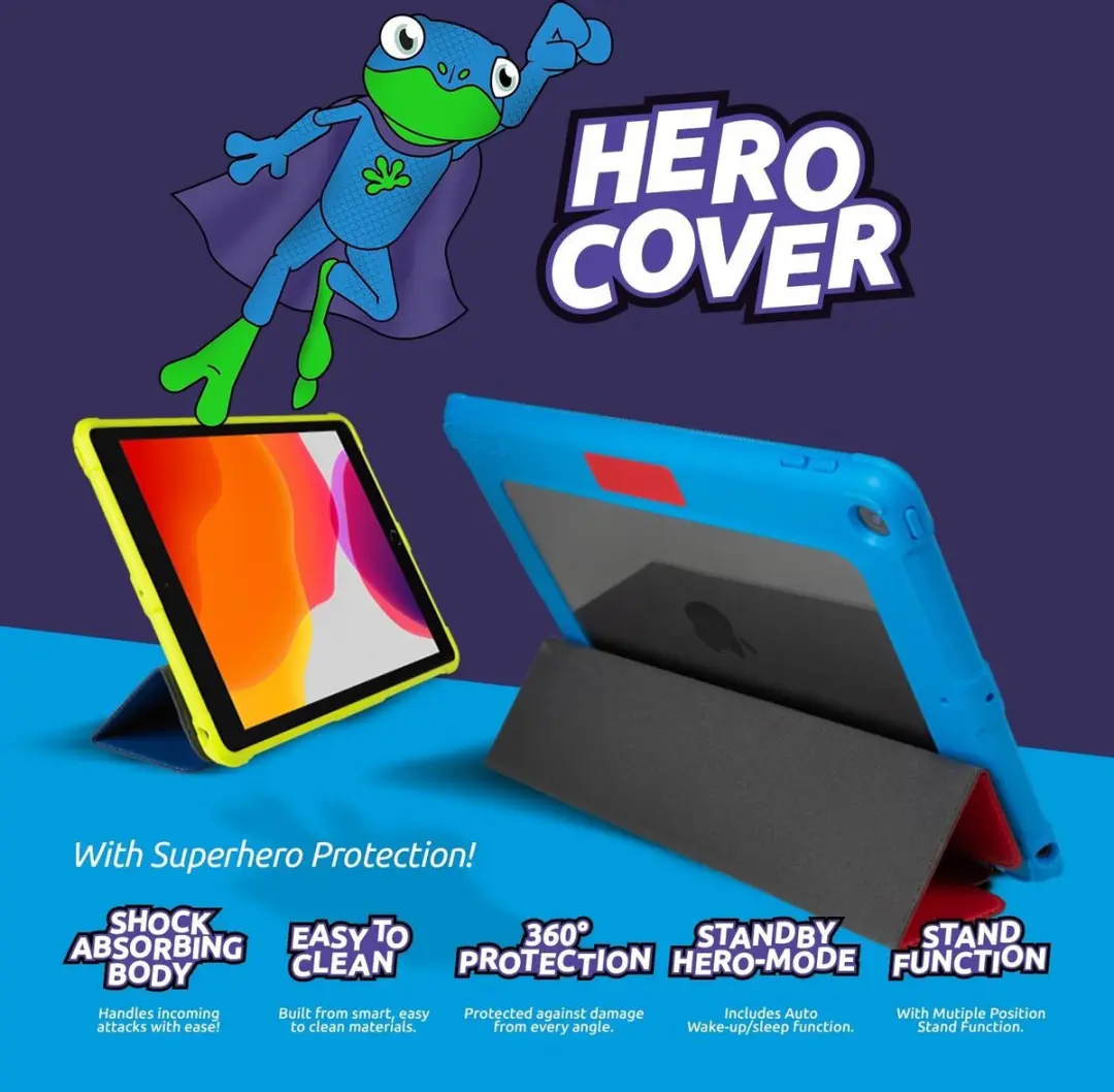 Gecko Covers Super Hero Cover Galaxy Tab A7 - Rood/Blauw - afbeelding 6 van 6