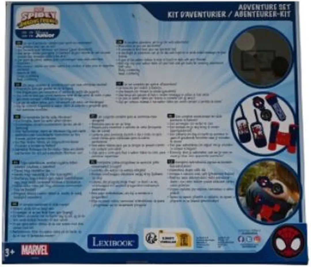 Lexibook Spidey Walkietalkie Set RPTW11SP - 120m - afbeelding 2 van 6