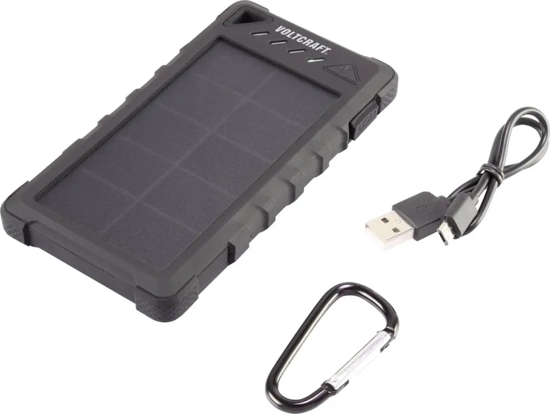 Voltcraft SL-80 VC-8308670 Powerbank 8000mAh - Zwart - afbeelding 3 van 6
