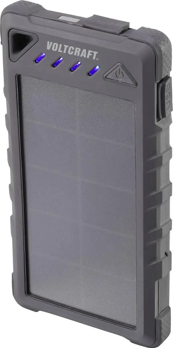 Voltcraft SL-80 VC-8308670 Powerbank 8000mAh - Zwart - afbeelding 4 van 6