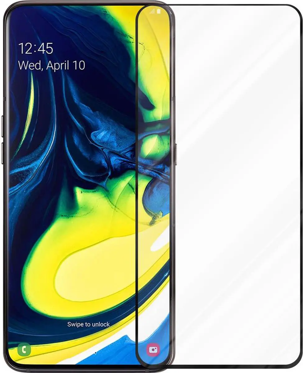 Cadorabo Volledig scherm pantserfolie geschikt voor Samsung Galaxy A80 / A90 4G