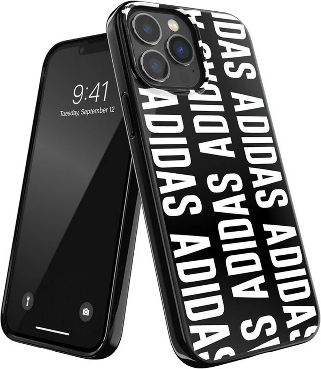 Adidas Graphic Snap TPU Hoesje - iPhone 13 Pro Max - Zwart/Wit - afbeelding 4 van 4