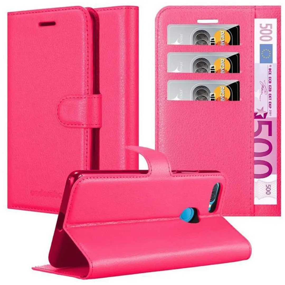 Cadorabo Hoesje geschikt voor Oppo A12 in KERSEN ROZE
