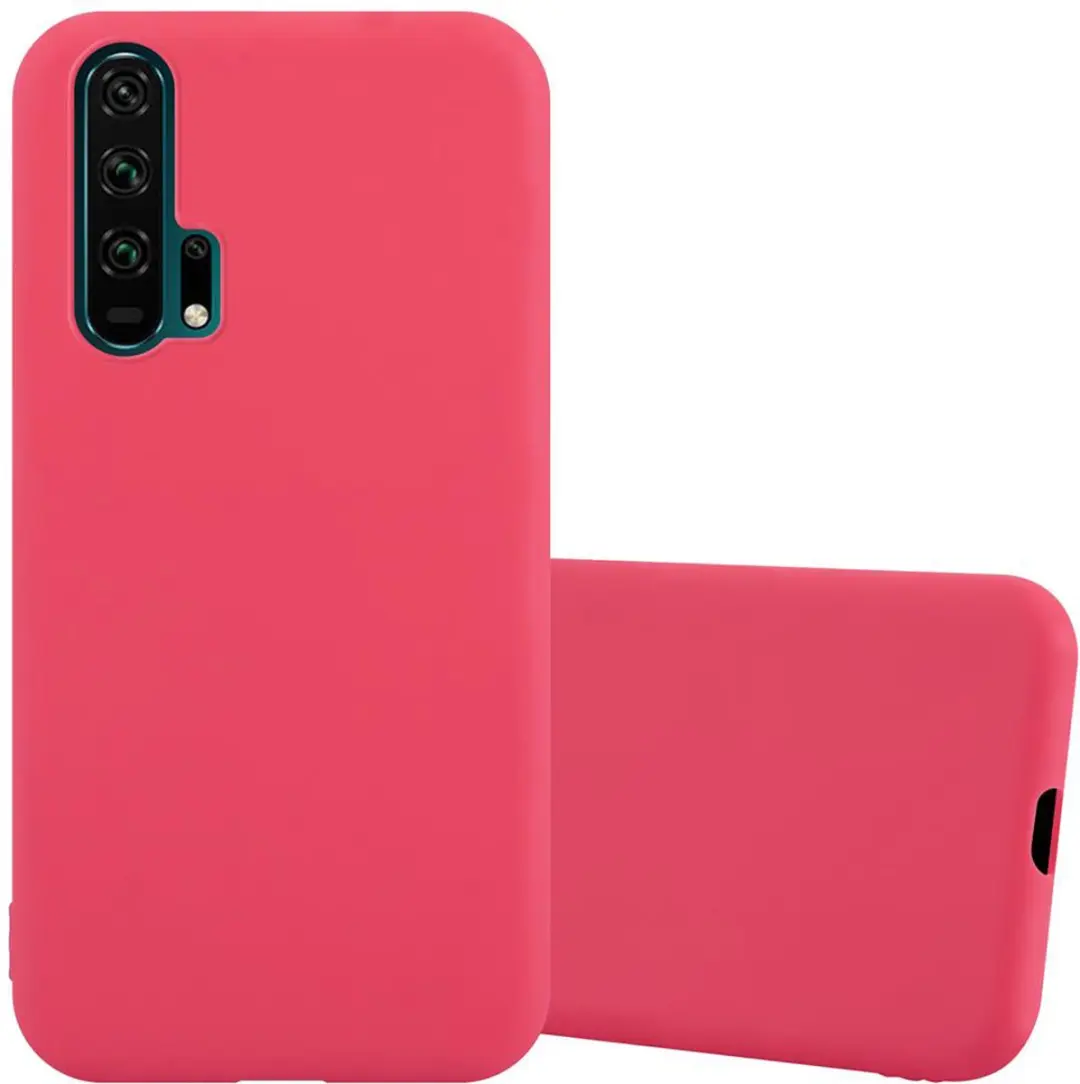 Cadorabo Hoesje geschikt voor Honor 20 PRO in CANDY ROOD