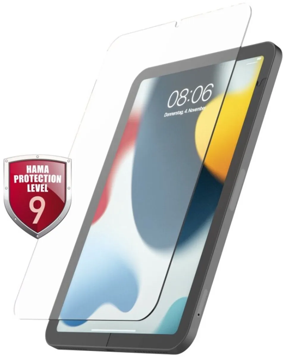 Hama Displaybeschermglas Premium iPad Mini 8.3 (2024) - Transparant