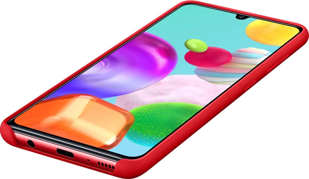 Samsung Silicone Hoesje Galaxy A41 - Rood - afbeelding 6 van 6