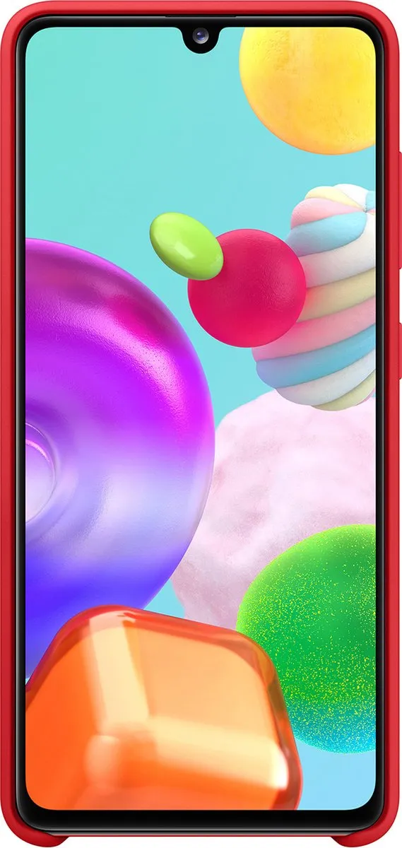 Samsung Silicone Hoesje Galaxy A41 - Rood - afbeelding 4 van 6