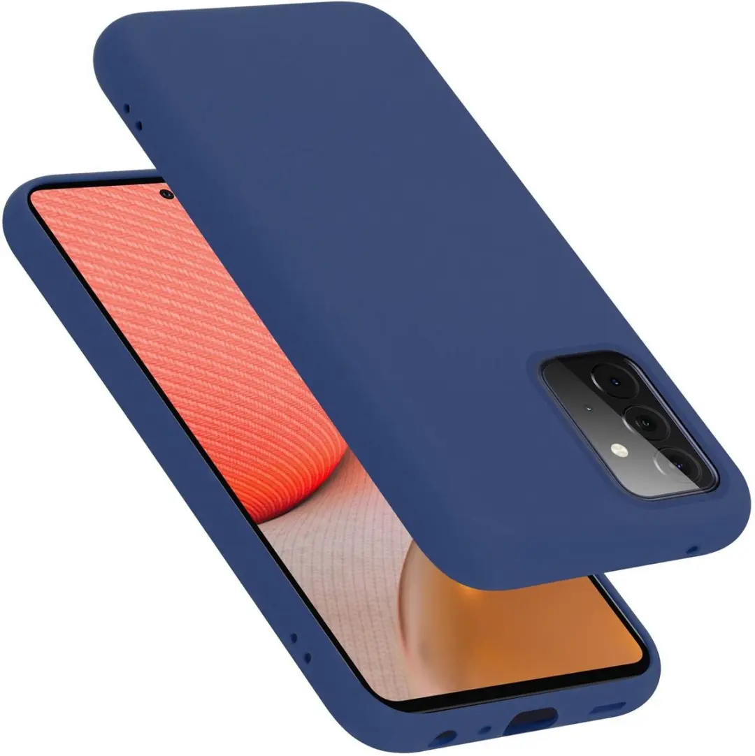 Cadorabo Hoesje geschikt voor Samsung Galaxy A72 4G / 5G in LIQUID BLAUW