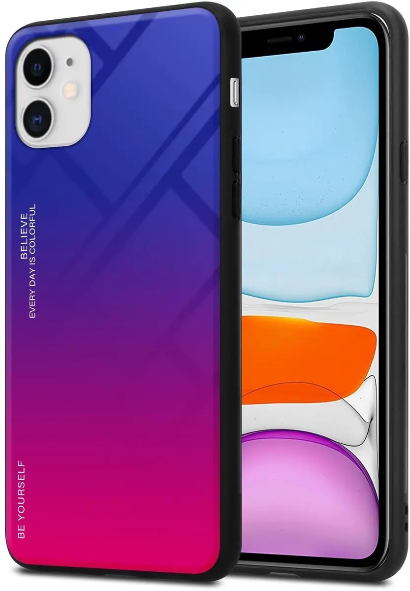 Cadorabo Hoesje geschikt voor Apple iPhone 11 in PAARS