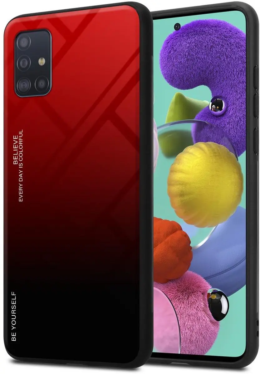 Cadorabo Hoesje geschikt voor Samsung Galaxy A51 4G / M40s in ROOD