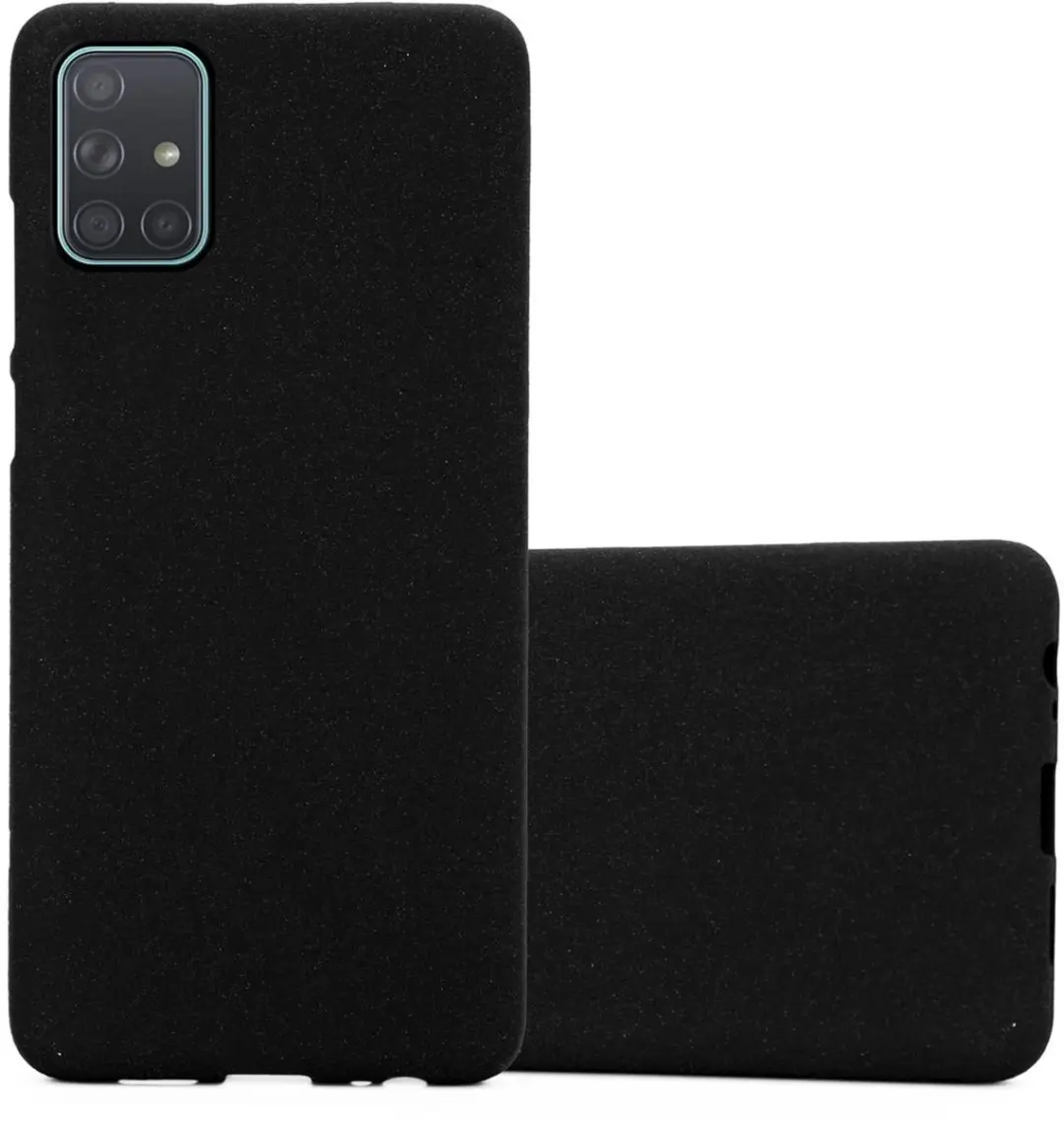 Cadorabo Hoesje geschikt voor Samsung Galaxy A71 4G in FROST ZWART