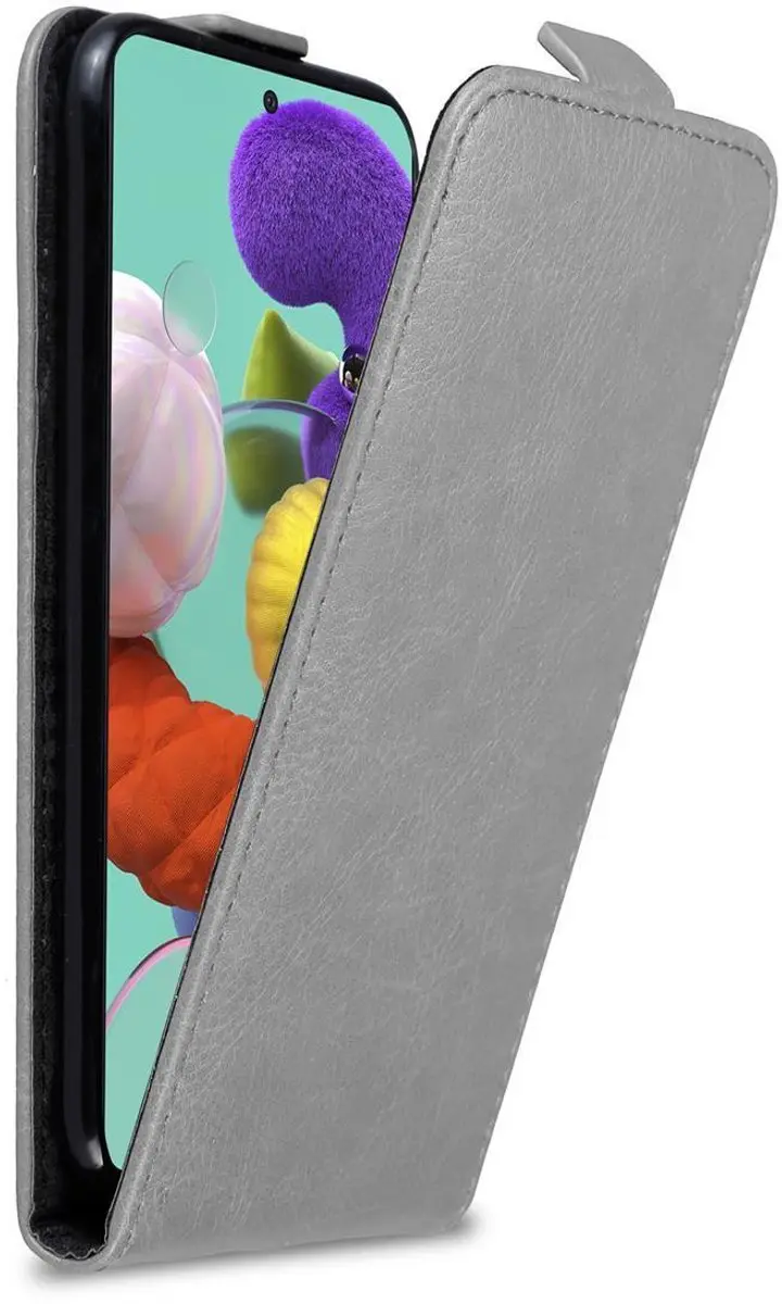 Cadorabo Hoesje geschikt voor Samsung Galaxy A51 5G in TITANIUM GRIJS