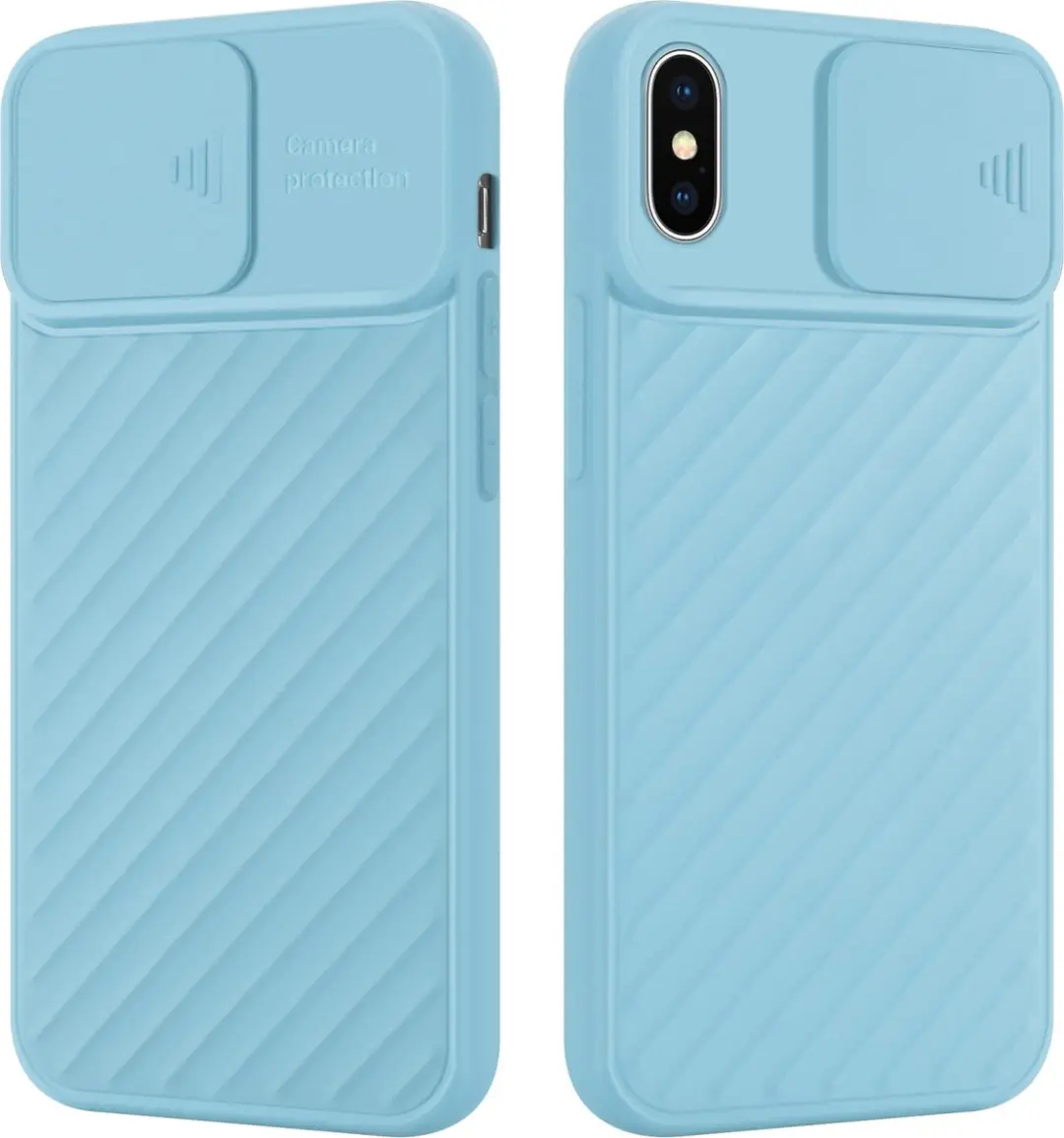 Cadorabo Hoesje geschikt voor Apple iPhone XS MAX in Mat Turkoois