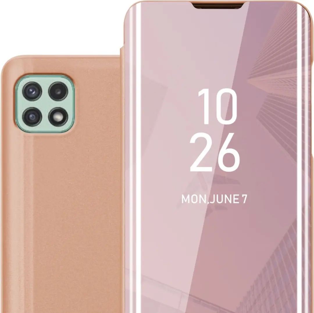 Cadorabo Hoesje geschikt voor Samsung Galaxy A22 5G in KUNZIET ROZE