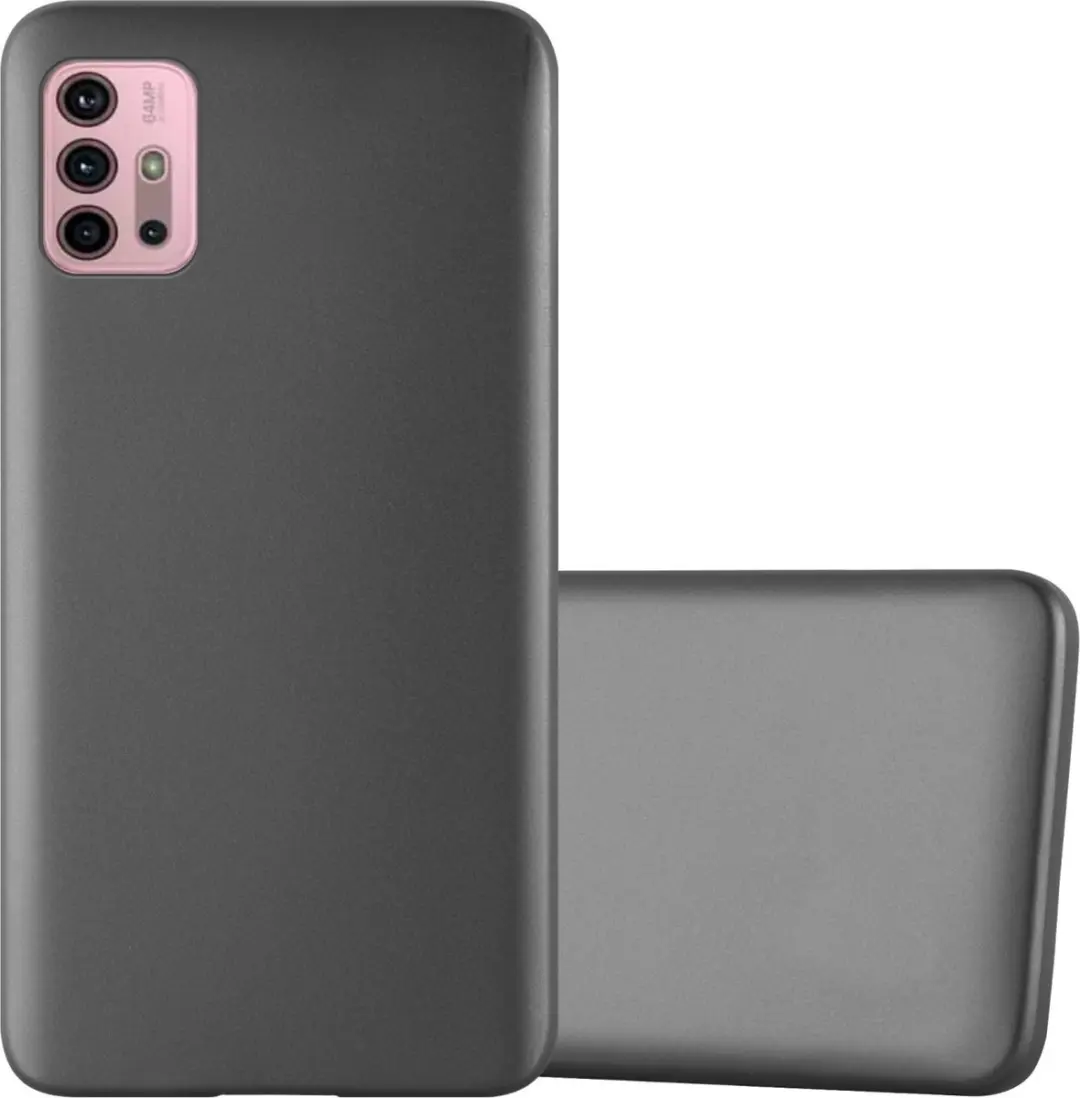 Cadorabo Hoesje geschikt voor Motorola MOTO G10 / G30 in METALLIC GRIJS