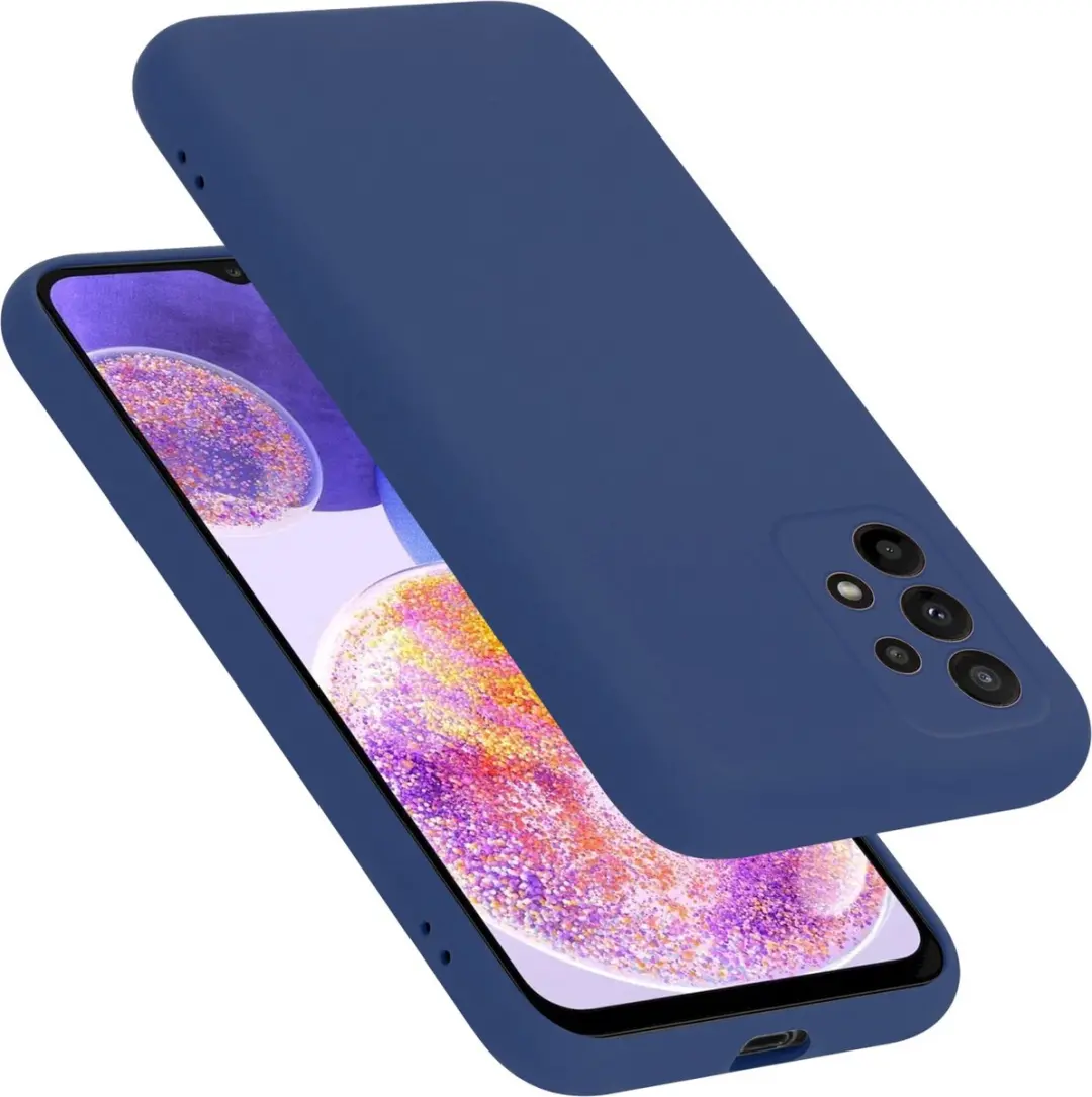 Cadorabo Hoesje geschikt voor Samsung Galaxy A23 4G in LIQUID BLAUW