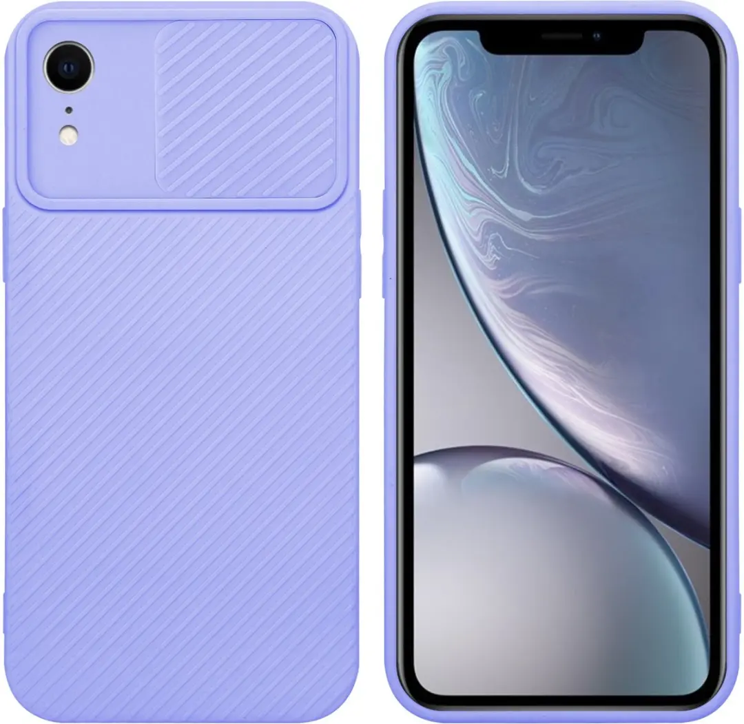 Cadorabo Hoesje geschikt voor Apple iPhone XR in Bonbon Paars