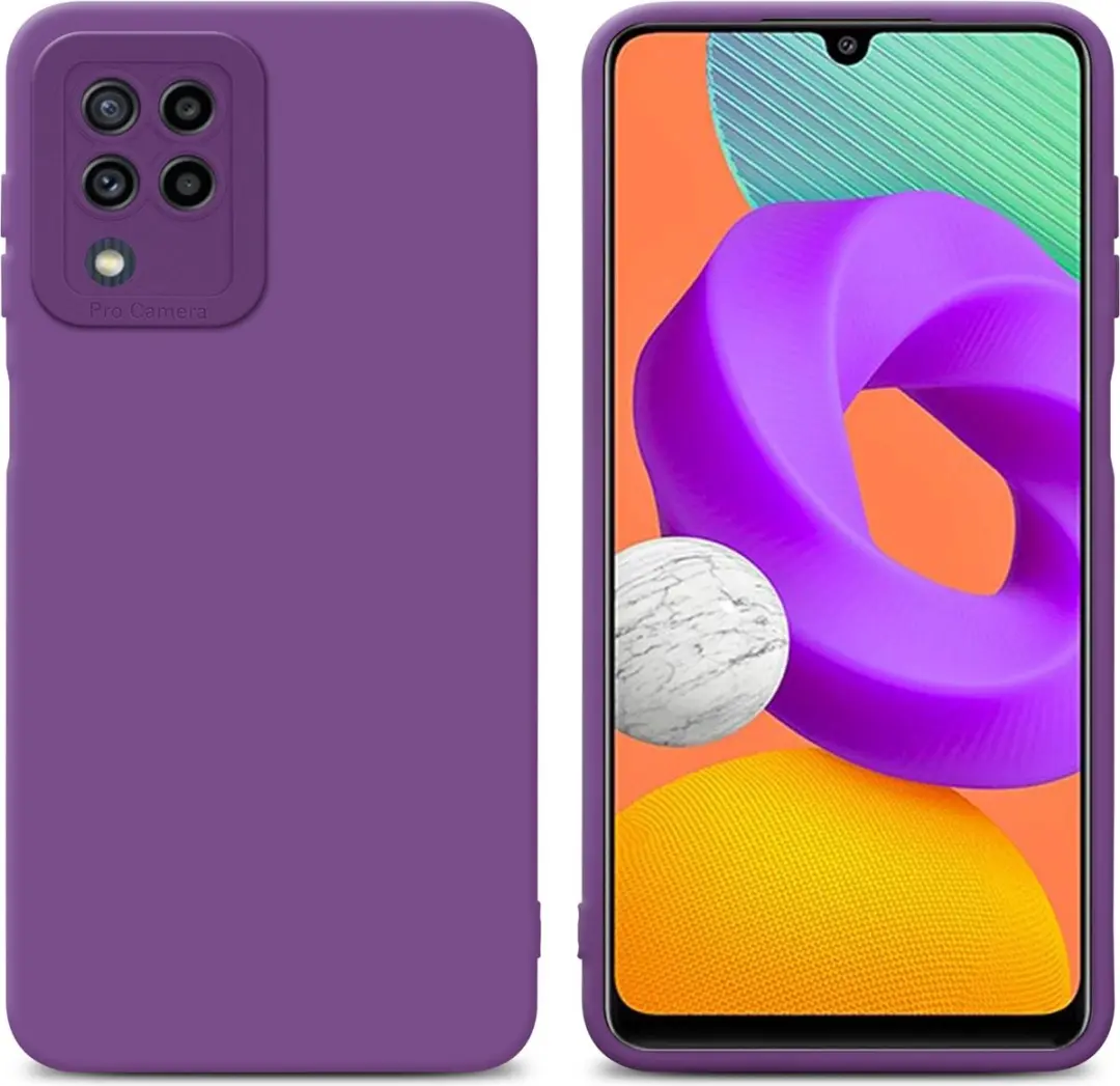 Cadorabo Hoesje geschikt voor Samsung Galaxy M22 / M32 4G in FLUID MAT PAARS